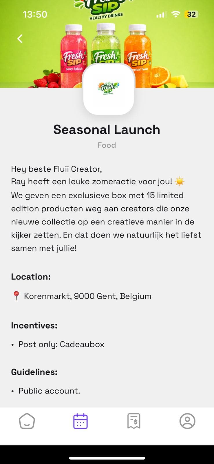 Fluii-app — Film in jouw stijl